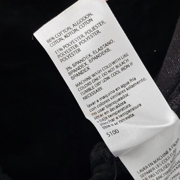 Jarbo Womens 38 High Rise Skinny Jeans Pants Actual 30x27.5 - Picture 8 of 9